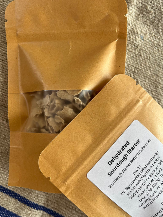 Dehydrated sourdough starter