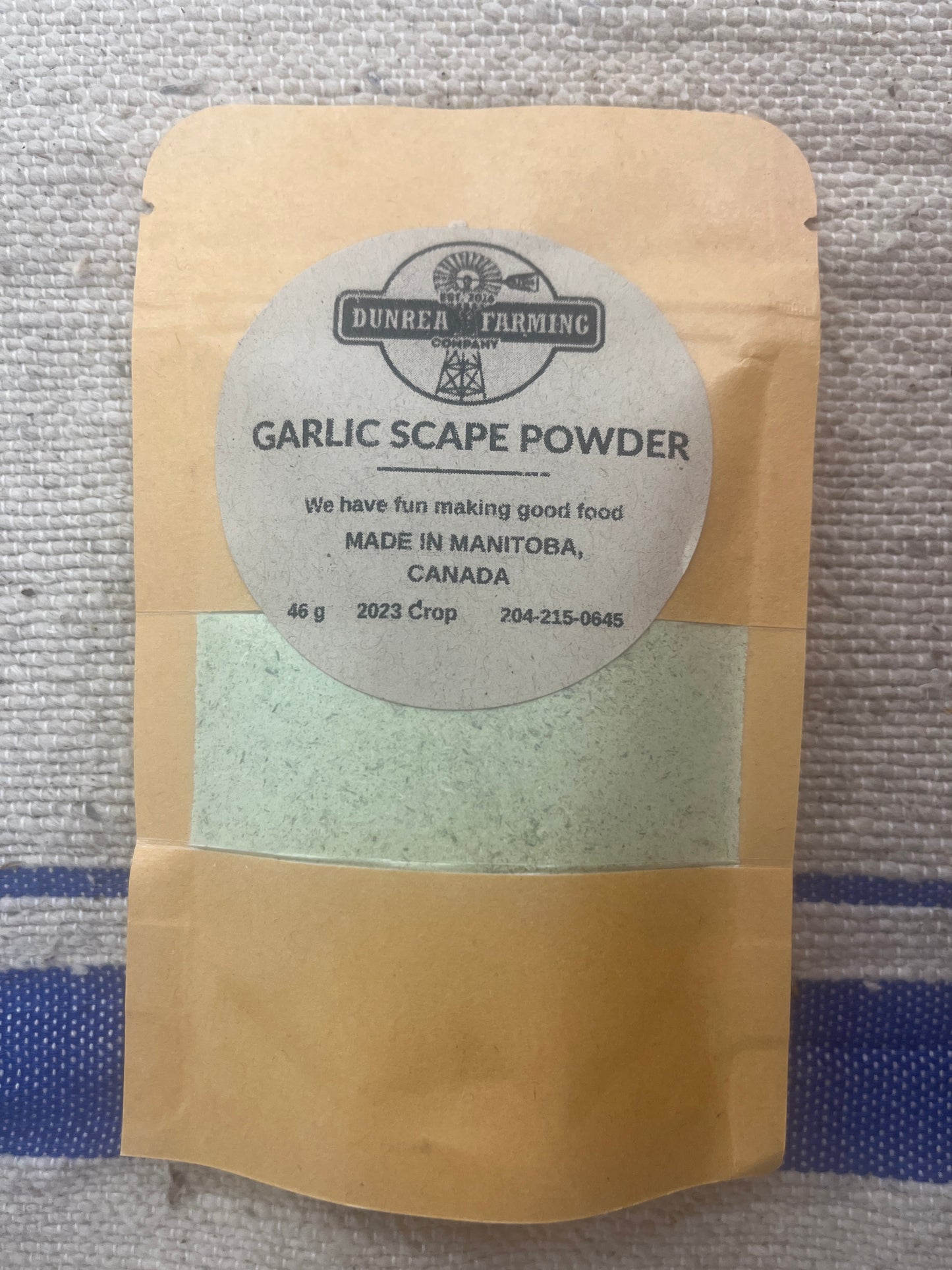 Garlic scape powder